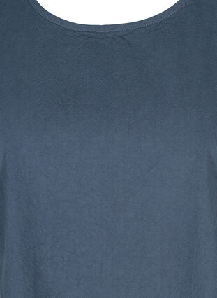 Robe en coton sans manches en forme de trapèze , Vintage Indigo, Packshot image number 2