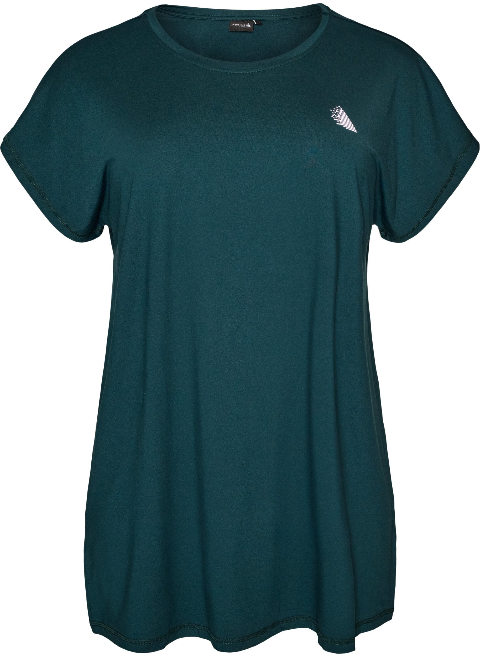 ZizziT-shirt d'entra&icirc;nement long, Vert fonc&eacute;, Packshot image number 0