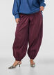 Pantalon ballon avec poches et ceinture &eacute;lastique, Bordeaux, Model image number 2