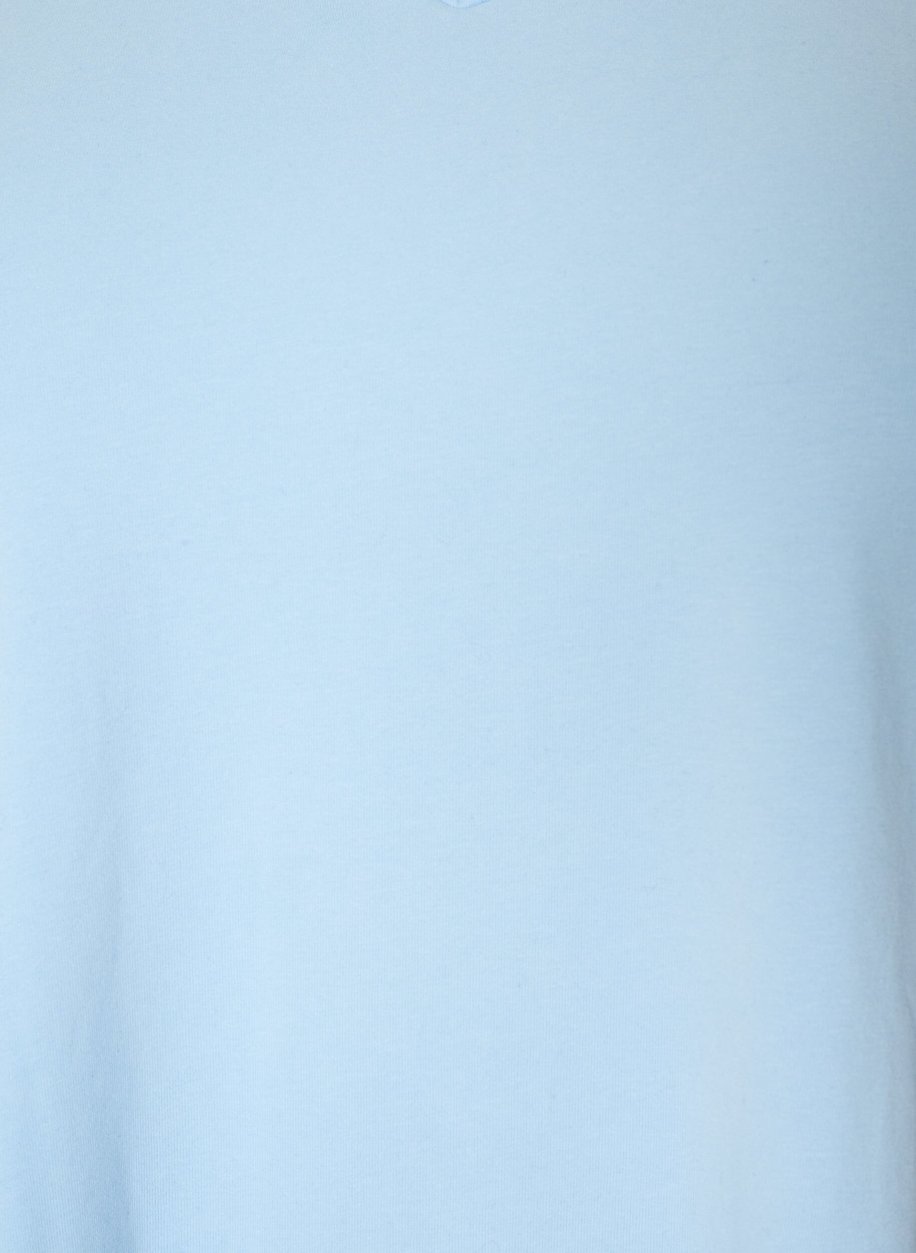 ZizziT-shirt en coton uni basique, Bleu Clair, Packshot image number 2