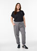Pantalon de surv&ecirc;tement ample avec poches, Gris, Model image number 1