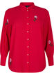 Chemise unie avec perles, Rouge, Packshot image number 0