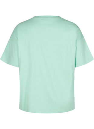 T-shirt à manches courtes en coton, Lichen, Packshot image number 1