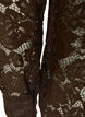 Chemise en dentelle avec boutons nacr&eacute;s, Marron, Packshot image number 3
