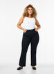 Ellen jeans bootcut avec taille haute, Noir, Model image number 0