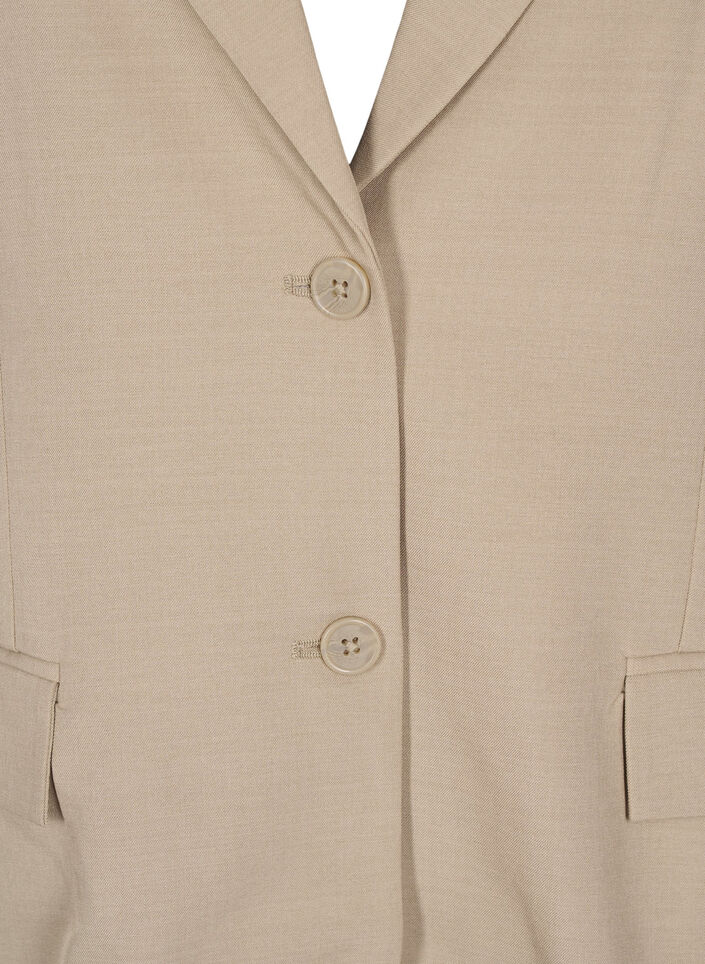 FLASH - Blazer avec des poches et une fente, Beige, Packshot image number 2