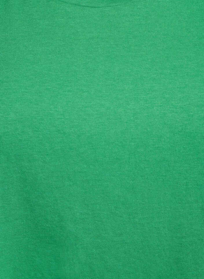 T-shirt à manches courtes en mélange de coton, Vert, Packshot image number 2