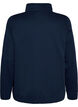 Sweat-shirt avec col montant et fermeture zipp&eacute;e, Bleu, Packshot image number 1