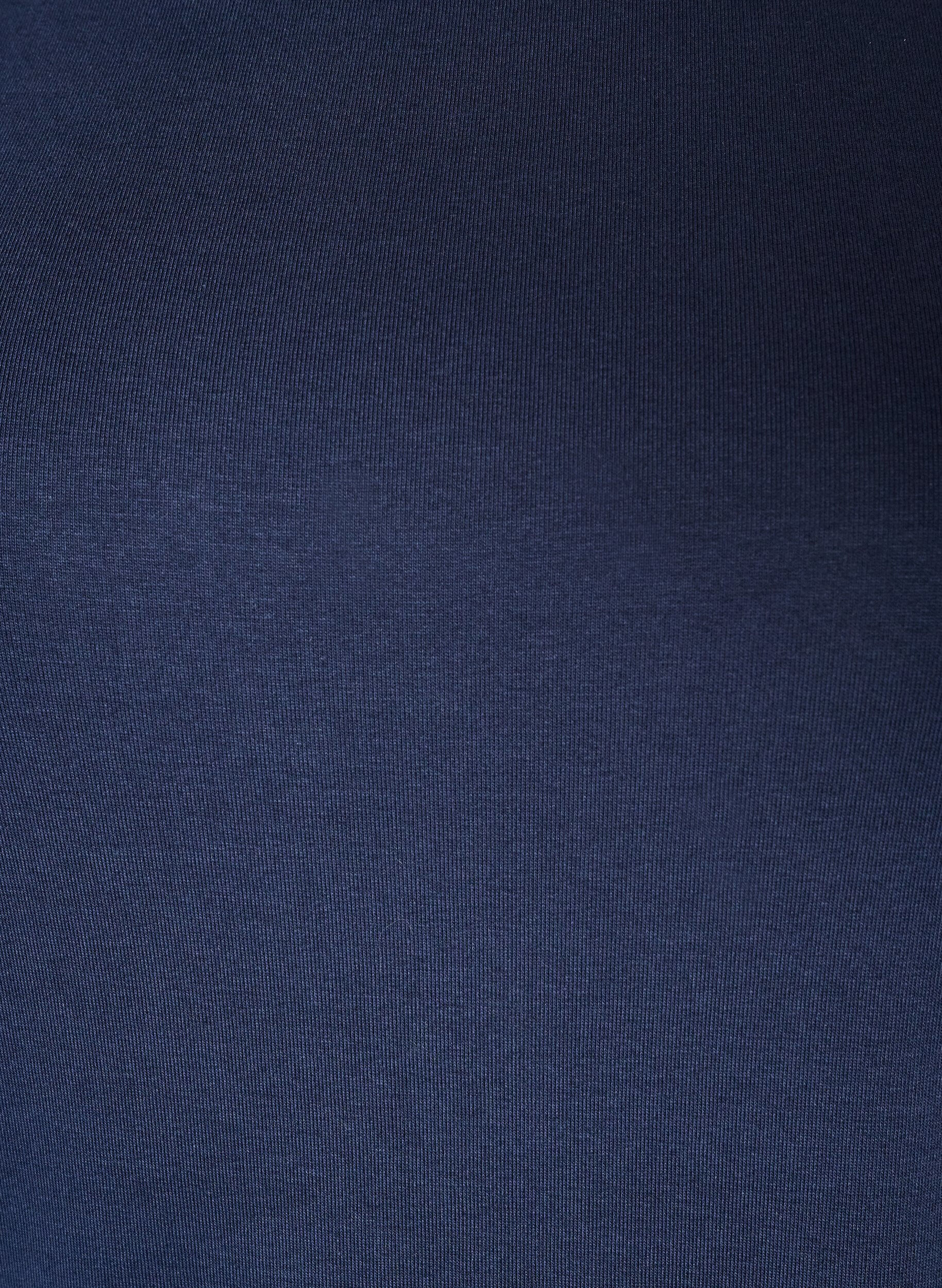 ZizziT-shirt basic &agrave; col bateau et manches 3/4, Bleu, Packshot image number 2