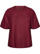 Blouse textur&eacute;e avec paillettes, Bordeaux, Packshot image number 0