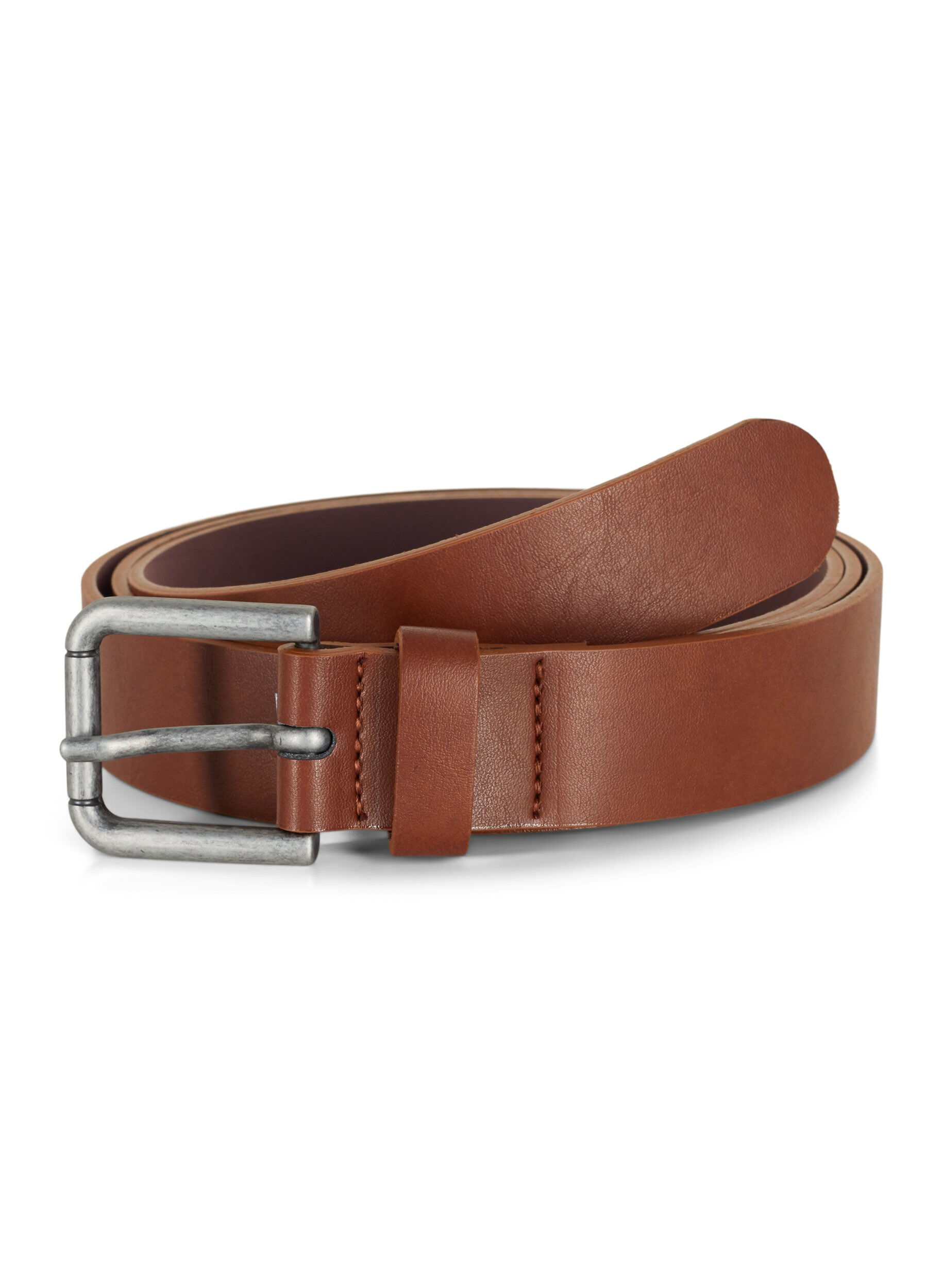 Zizzi Ceinture marron en simili cuir, Brown, Packshot image number 0