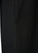 Robe midi avec col en V et texture, Noir, Packshot image number 3