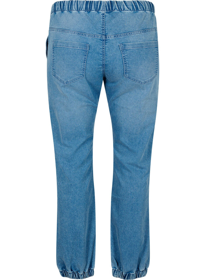 Pantalon de jogging en denim avec des poches, Bleu Clair, Packshot image number 1