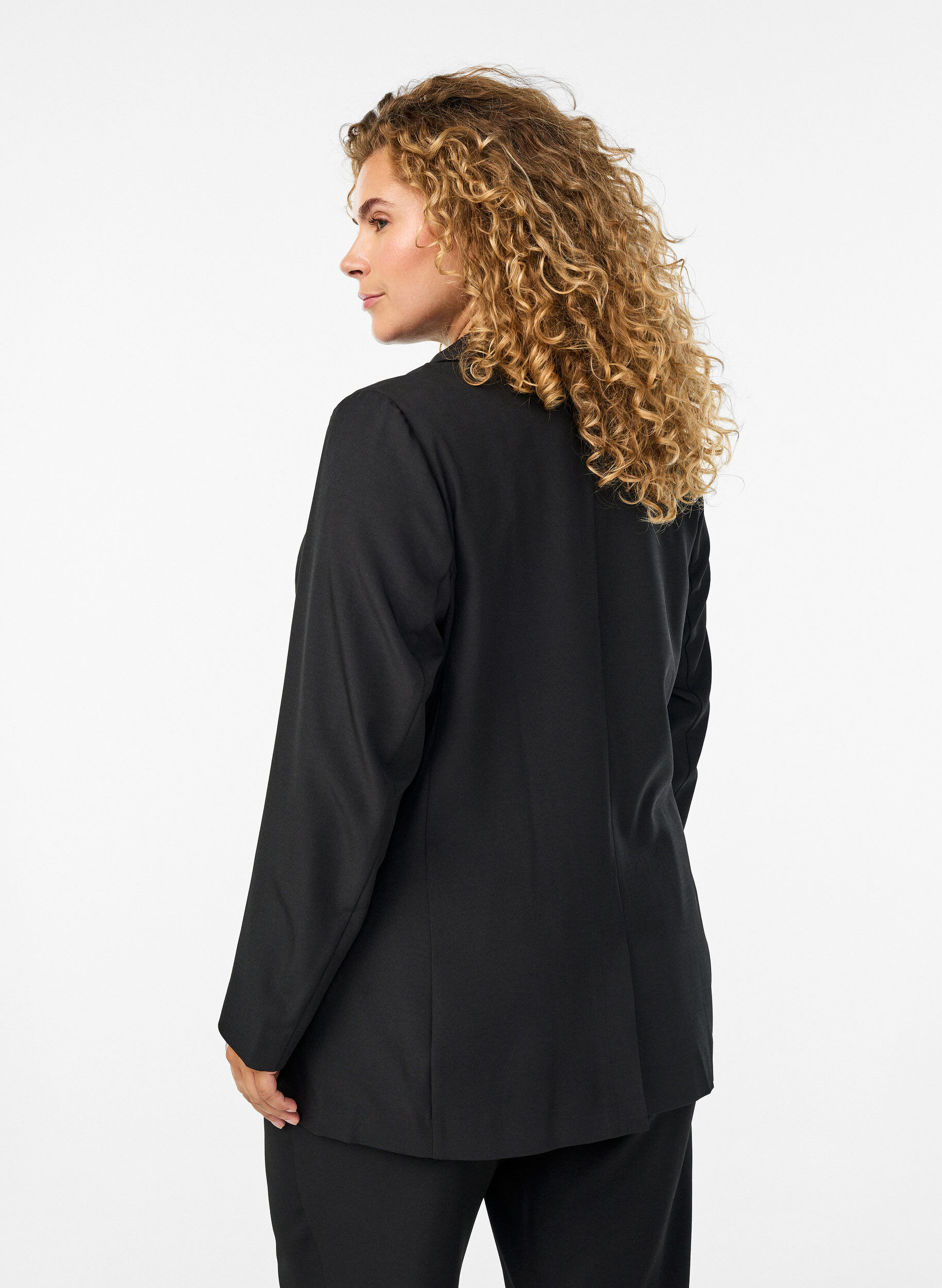 ZizziBlazer avec poches et fentes, Noir, Model image number 2