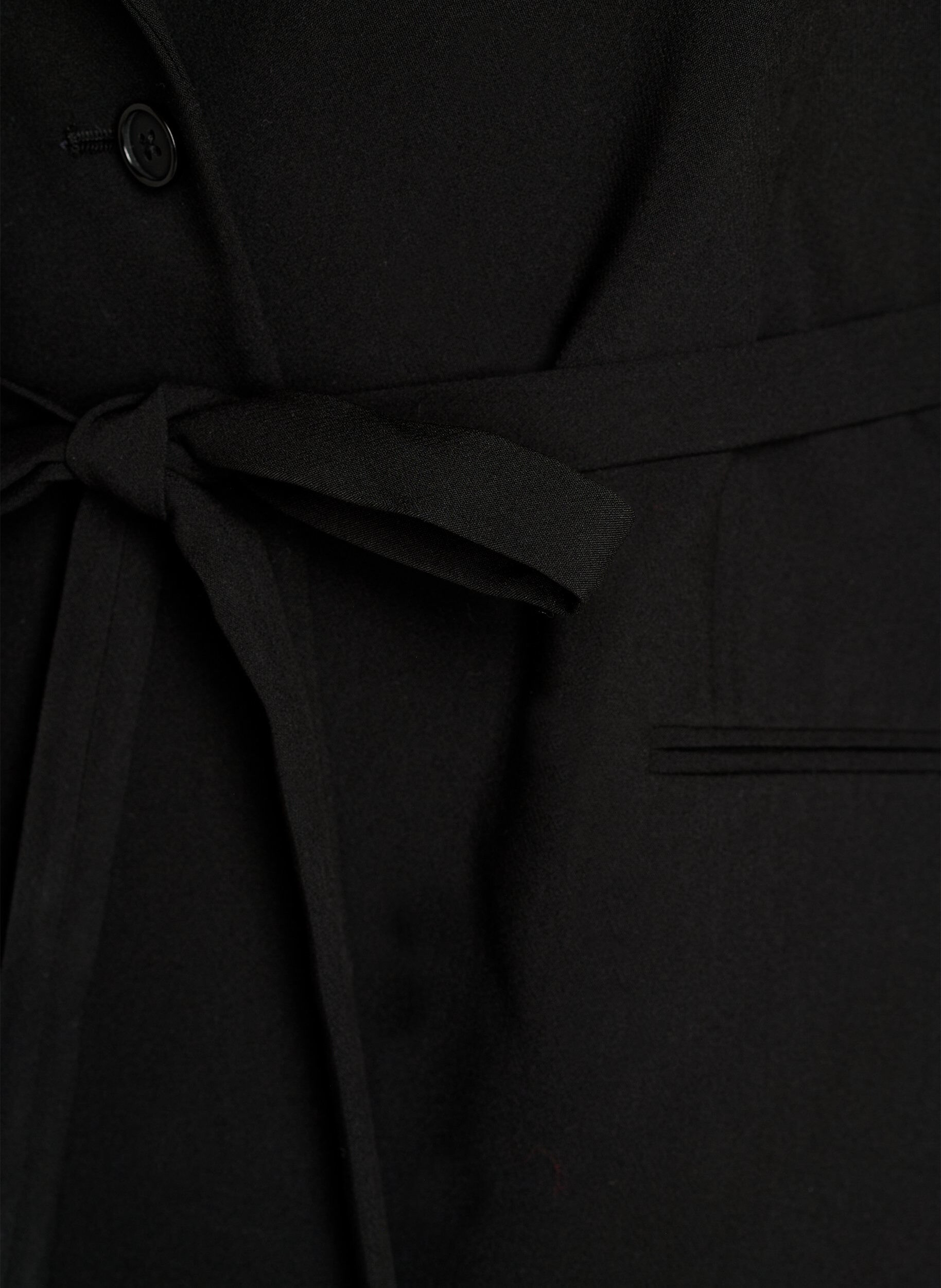 ZizziBlazer avec ceinture &agrave; nouer amovible, Noir, Packshot image number 2