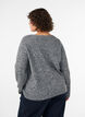 Pull ample &agrave; col rond, Gris, Model image number 2