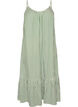 Robe d'&eacute;t&eacute; &agrave; rayures et &agrave; forme en A, Vert clair, Packshot image number 0