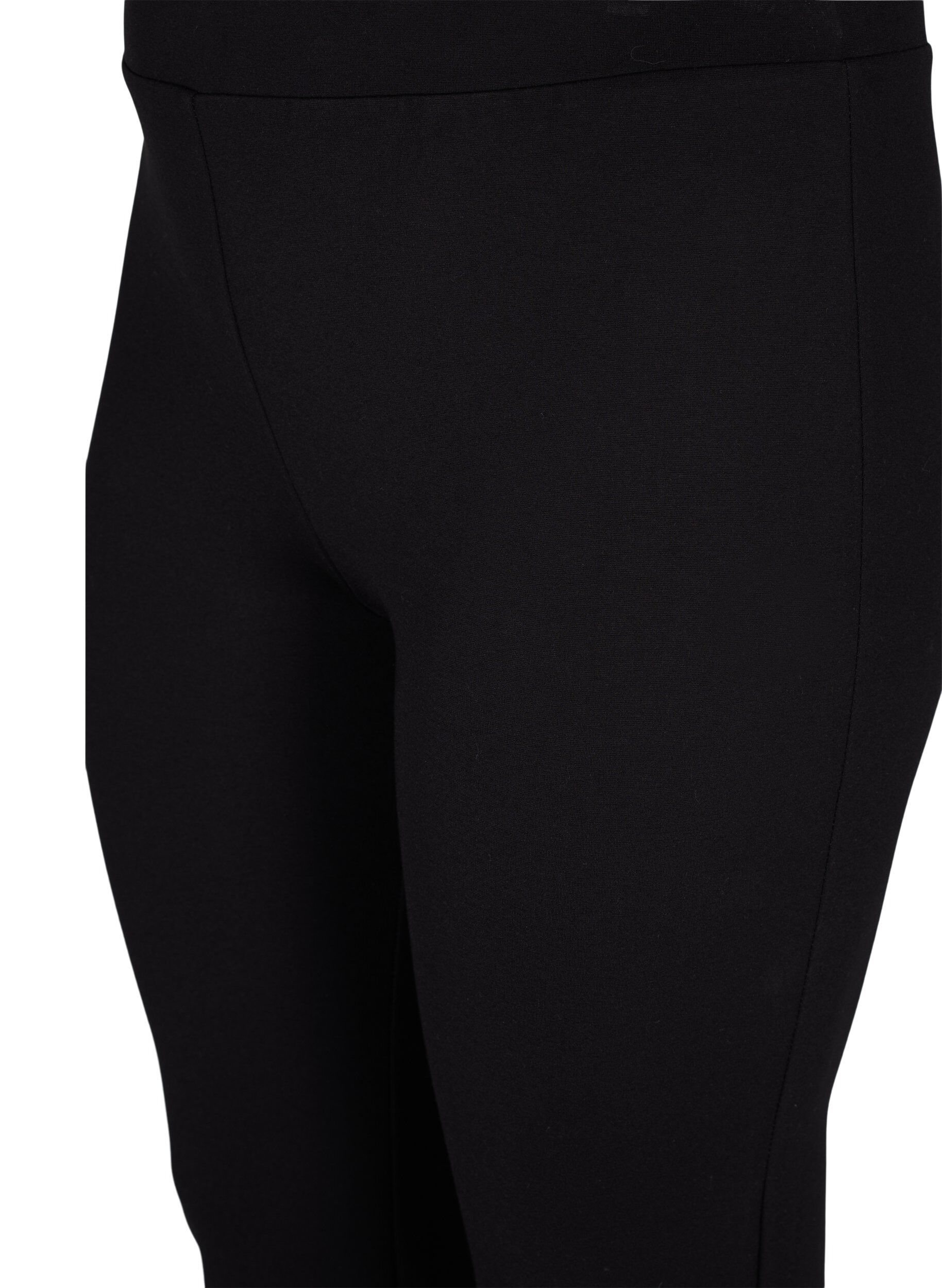 Zizzi Leggings &agrave; fermeture &Eacute;clair, Black, Packshot image number 2