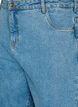 Jean Mille coupé avec taille haute, Light blue denim, Packshot image number 2
