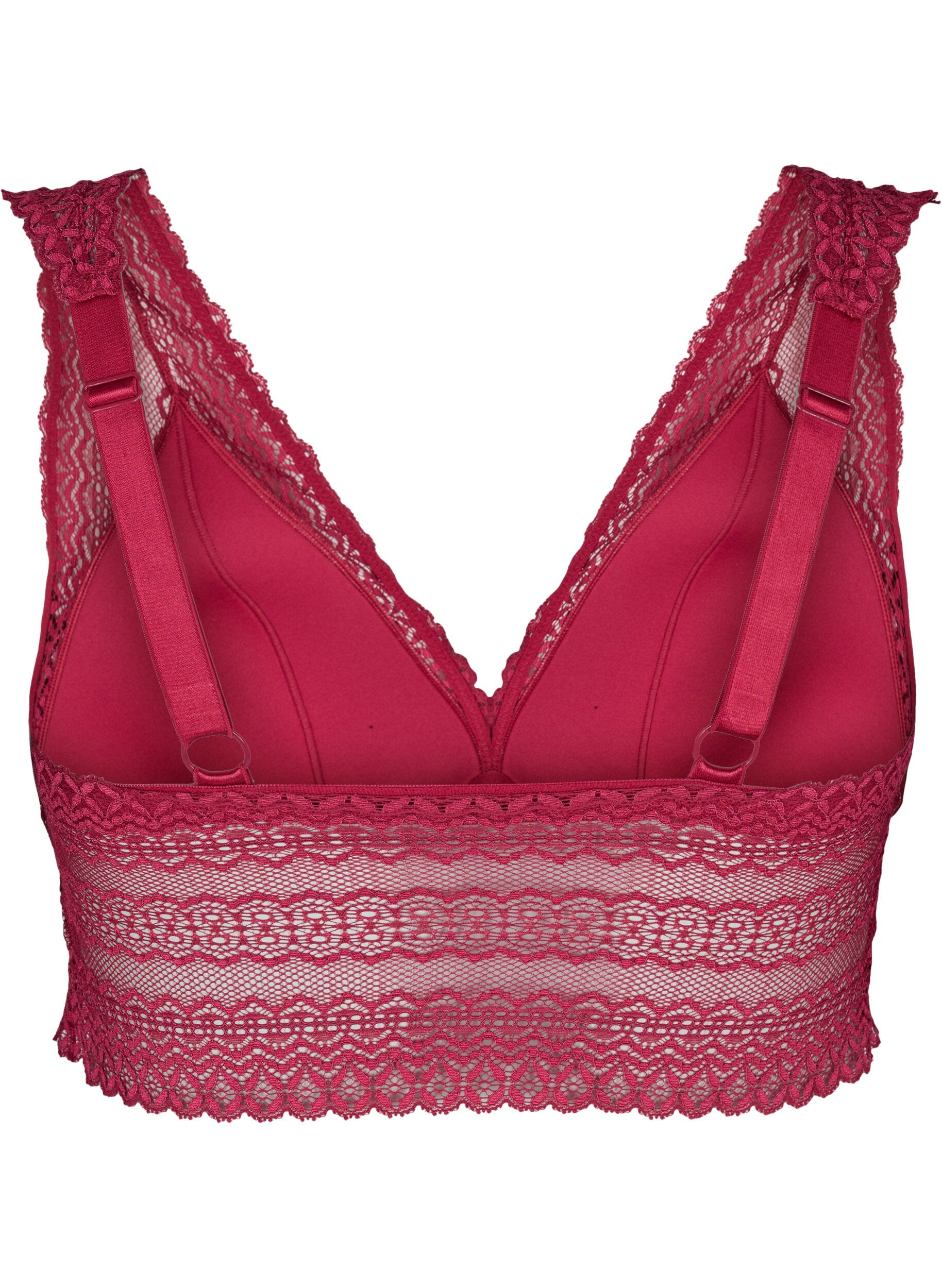 Zizzi Soutien-gorge en dentelle &agrave; rembourrage l&eacute;ger, Nocturne ASS, Packshot image number 1