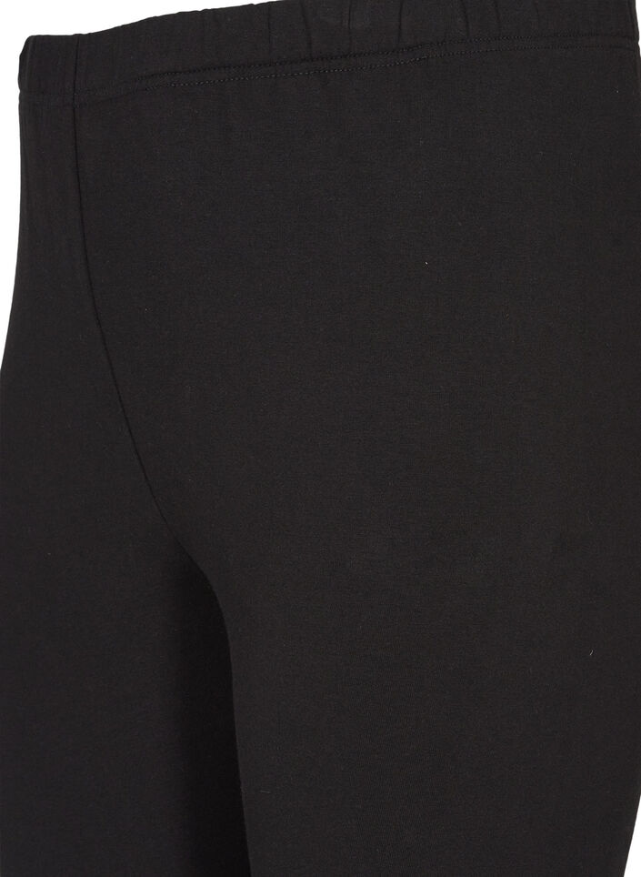 Leggings en coton avec doublure, Noir, Packshot image number 3