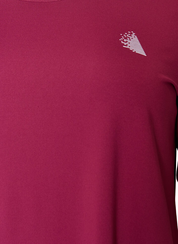 Sports top with 3/4 sleeves, Rose, Packshot image number 2