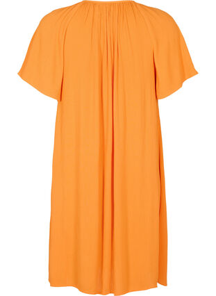 Robe en viscose à manches courtes, Orange Peel, Packshot image number 1