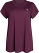 T-shirt long de sport, Bordeaux, Packshot image number 0