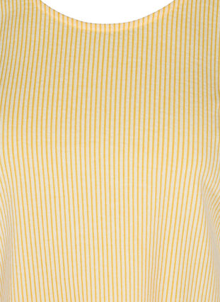 Blouse rayée à manches 3/4, Mimosa, Packshot image number 2