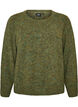 Pull ample &agrave; col rond, Vert fonc&eacute;, Packshot image number 0