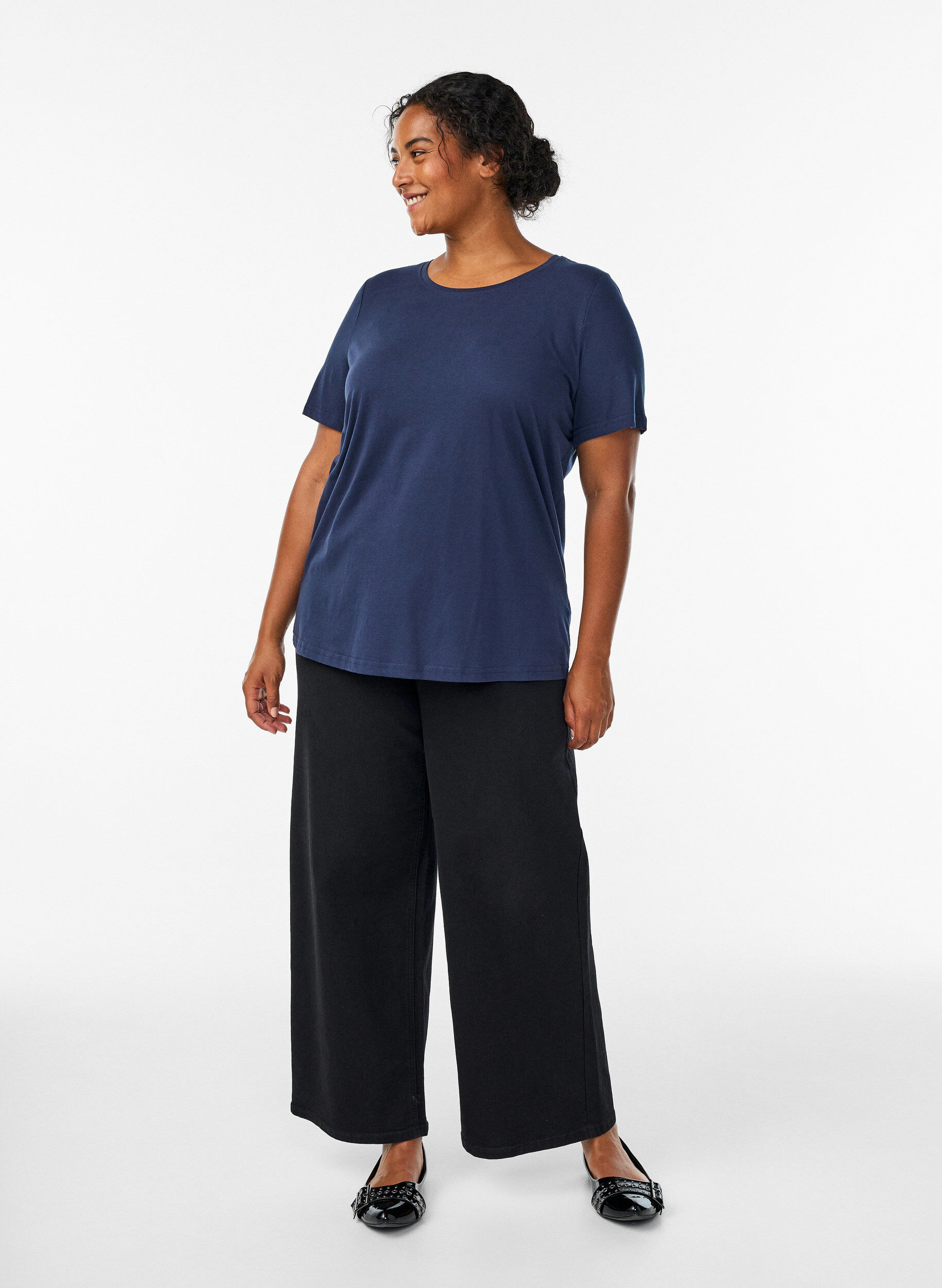 ZizziT-shirt imprim&eacute;, Bleu, Model image number 1