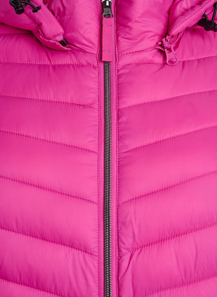 Veste l&eacute;g&egrave;re avec poches et capuche amovible., Rose, Packshot image number 2