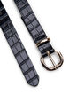 Ceinture en simili cuir avec motif crocodile, Black, Packshot image number 1