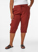 Pantacourt en coton, Bordeaux, Model image number 2