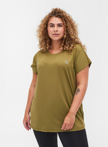 T-shirt basique, Olive Drab, Model image number 0