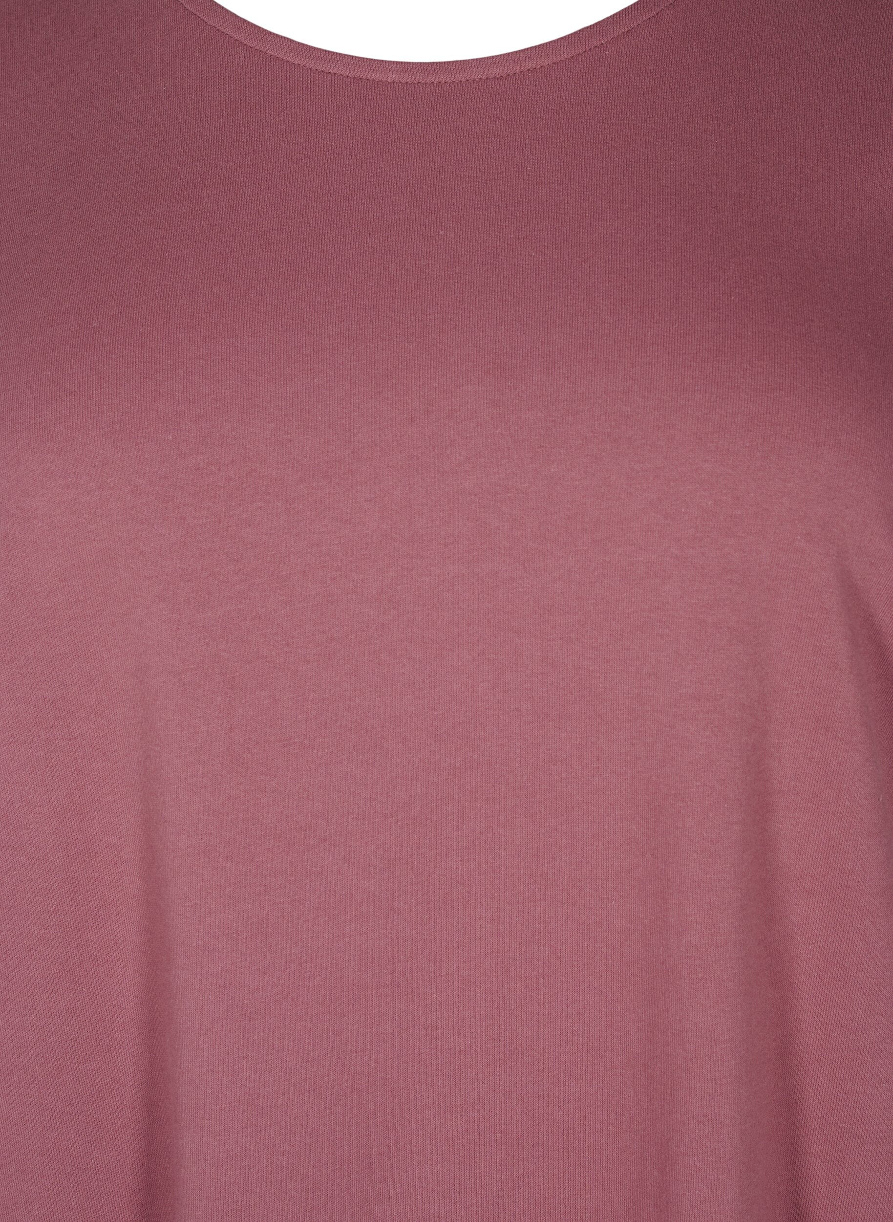 Zizzi Robe ballon en coton avec poches, Rose, Packshot image number 2