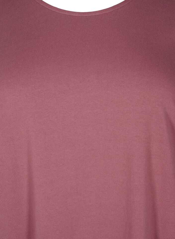 Robe ballon en coton avec poches, Rose, Packshot image number 2