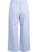 Pantalon de pyjama en seersucker ample &agrave; taille haute, Bleu Clair, Packshot image number 1