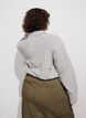 Chemise &agrave; carreaux avec une poche poitrine, Blanc, Model image number 2