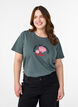 T-shirt imprim&eacute;, Vert, Model image number 0