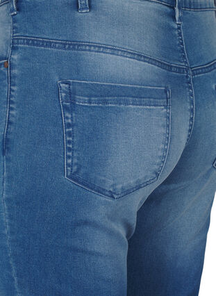 Jeans Emily Slim fit à taille régulière, Light blue, Packshot image number 3