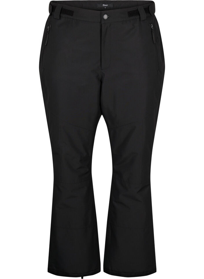 Pantalon de ski avec poches et taille ajustable, Noir, Packshot image number 0