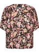 Blouse en viscose avec col en V, Rose, Packshot image number 0