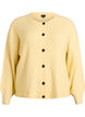 Cardigan en tricot c&ocirc;tel&eacute; avec boutons, Jaune clair, Packshot image number 0