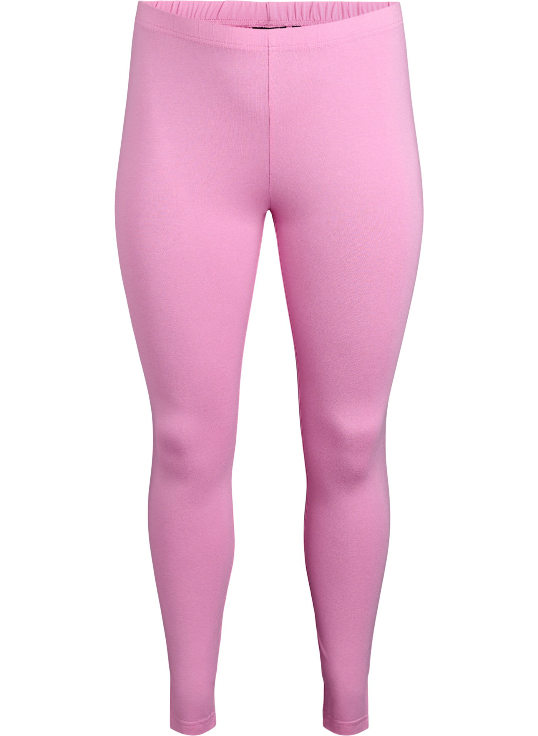 Zizzi Leggings basiques en viscose, Rose, Packshot image number 0