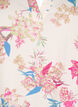 Tunique motif floral en coton, Eggnog Flower AOP, Packshot image number 2