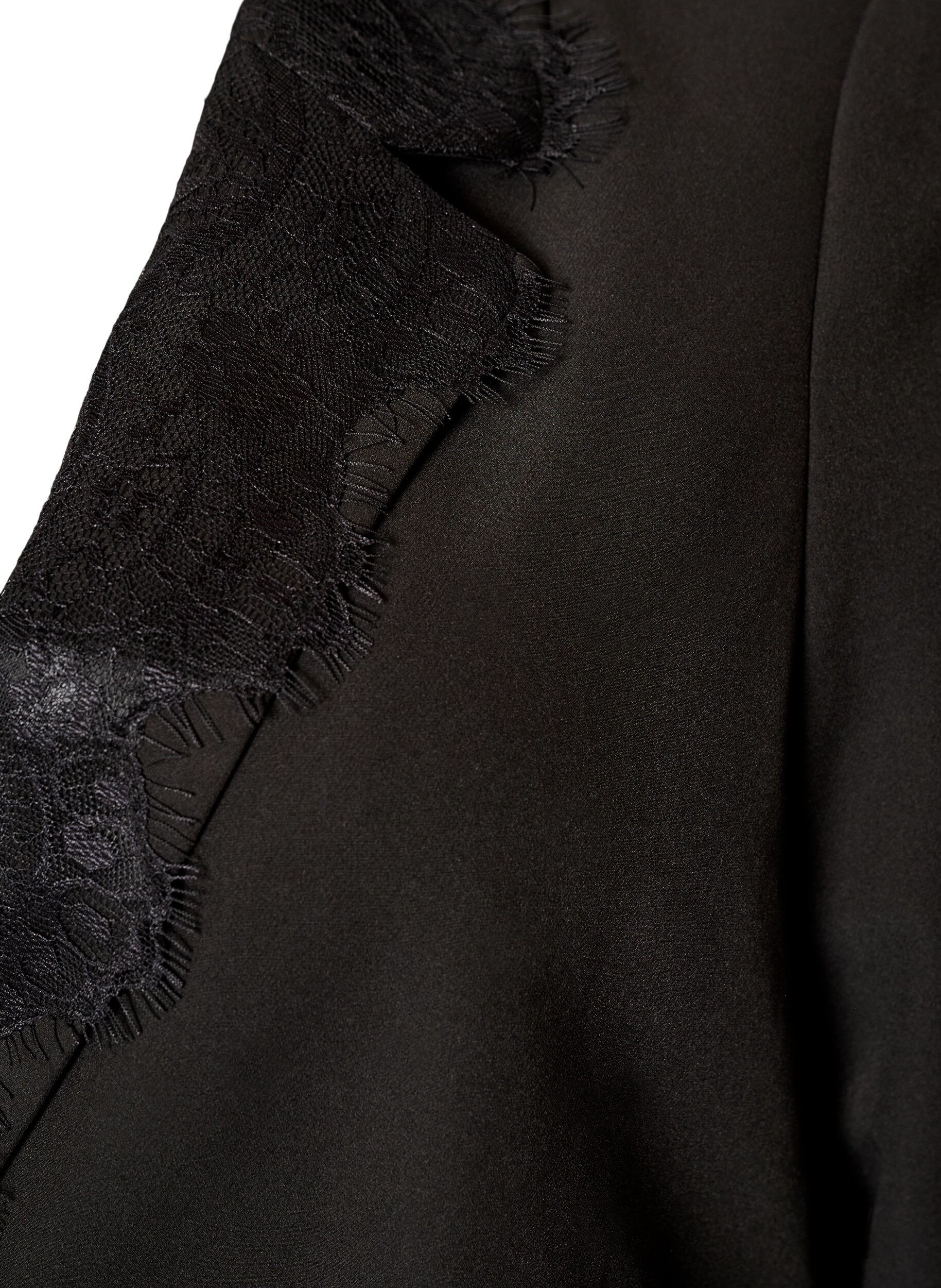 ZizziBlazer avec finitions en dentelle, Noir, Packshot image number 2