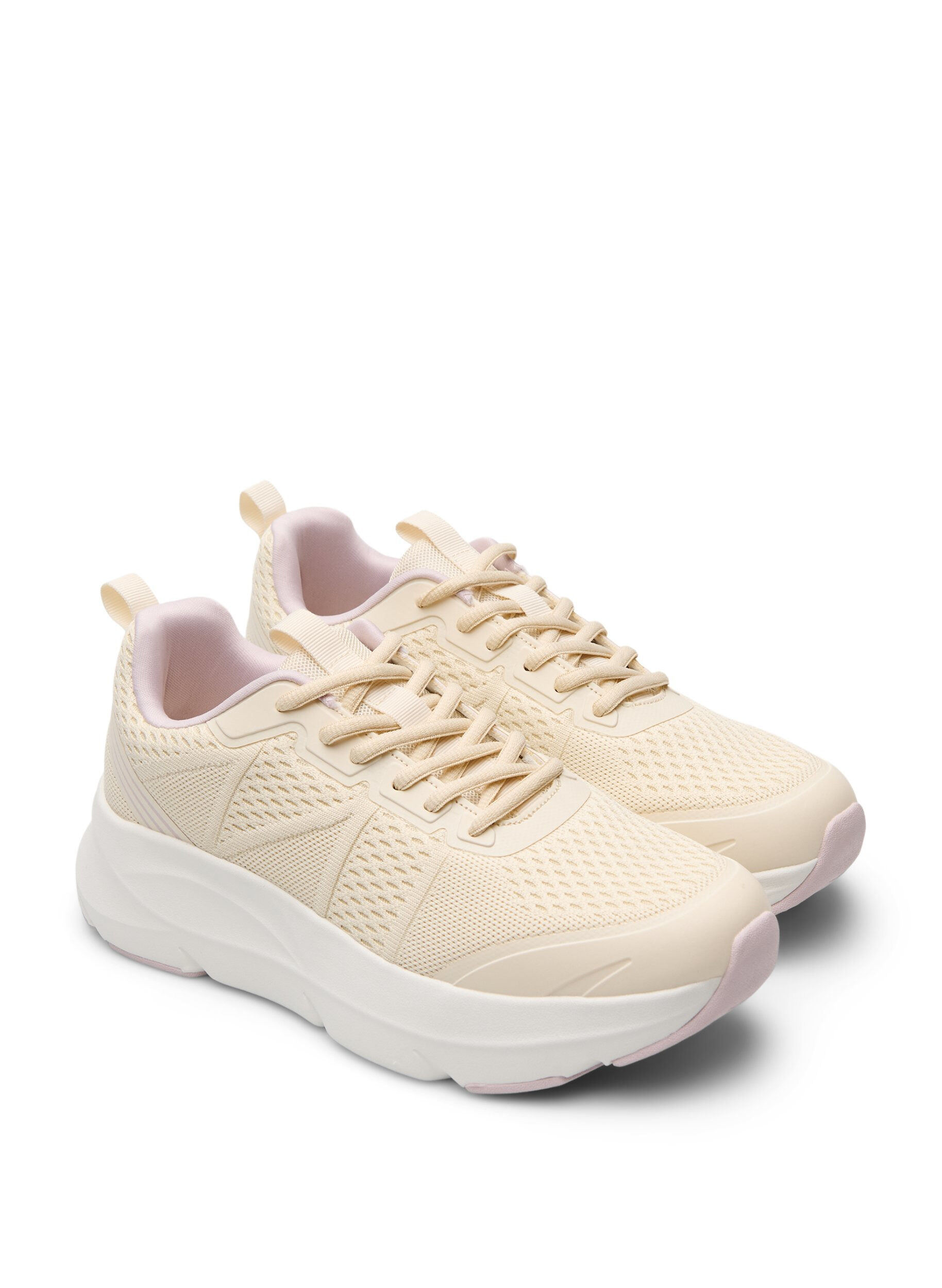 Zizzi Large - Baskets confort avec semelle amortissante, Beige, Packshot image number 1