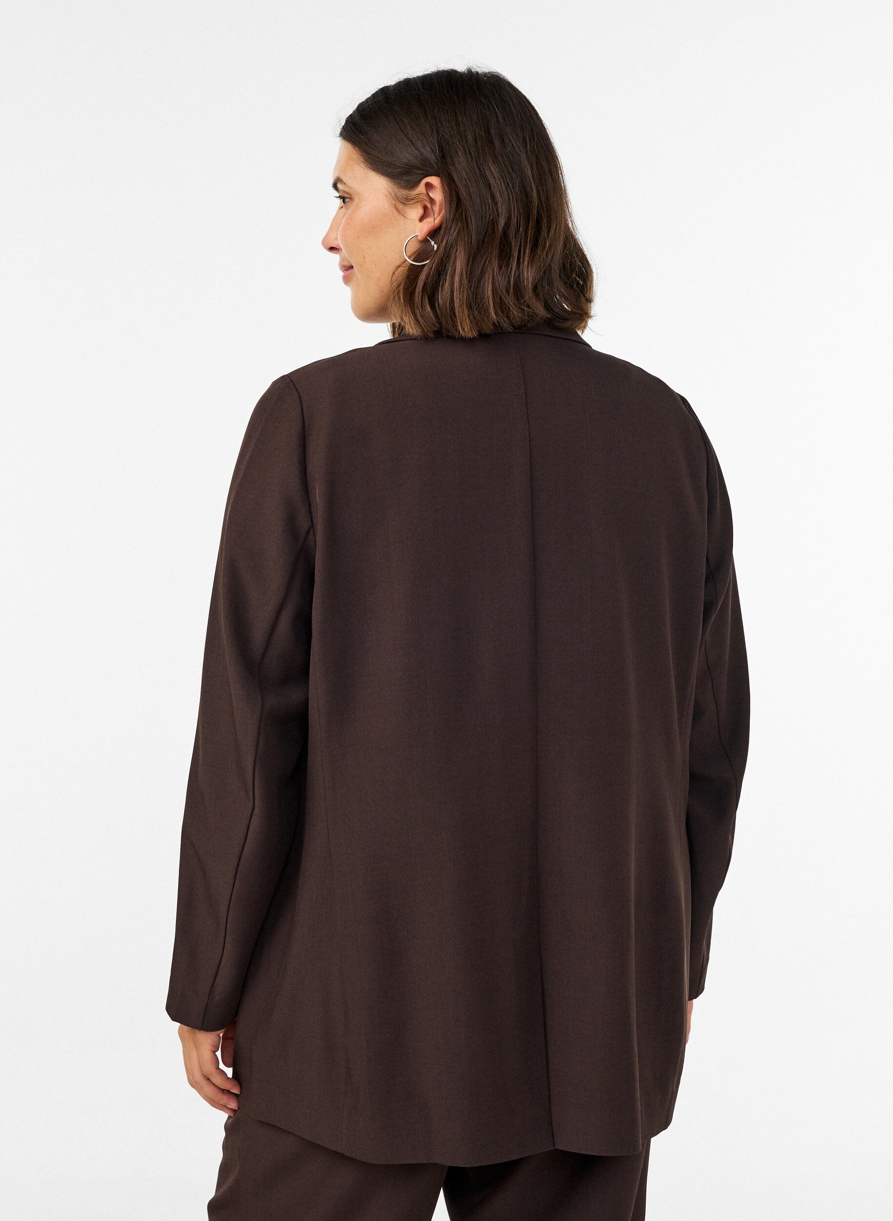 ZizziBlazer avec poches et fentes, Marron, Model image number 2