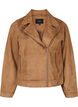 Veste de motard en faux daim, Toasted Coconut, Packshot image number 0